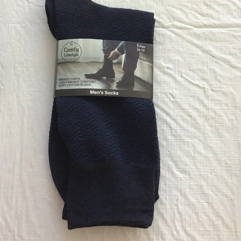 Men's Dress Socks - Gray, Navy, and Black